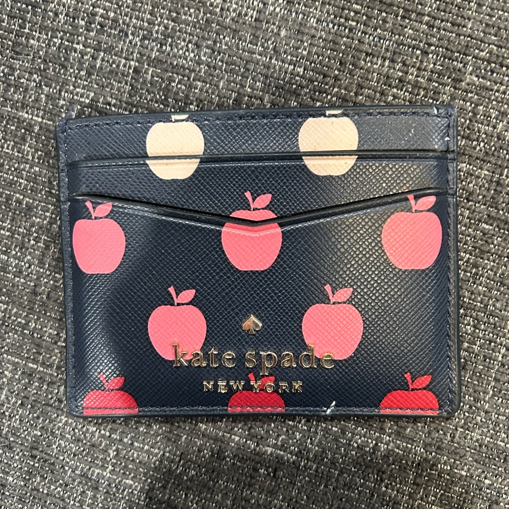 Flawed Kate Spade Orchard Print Card Holder